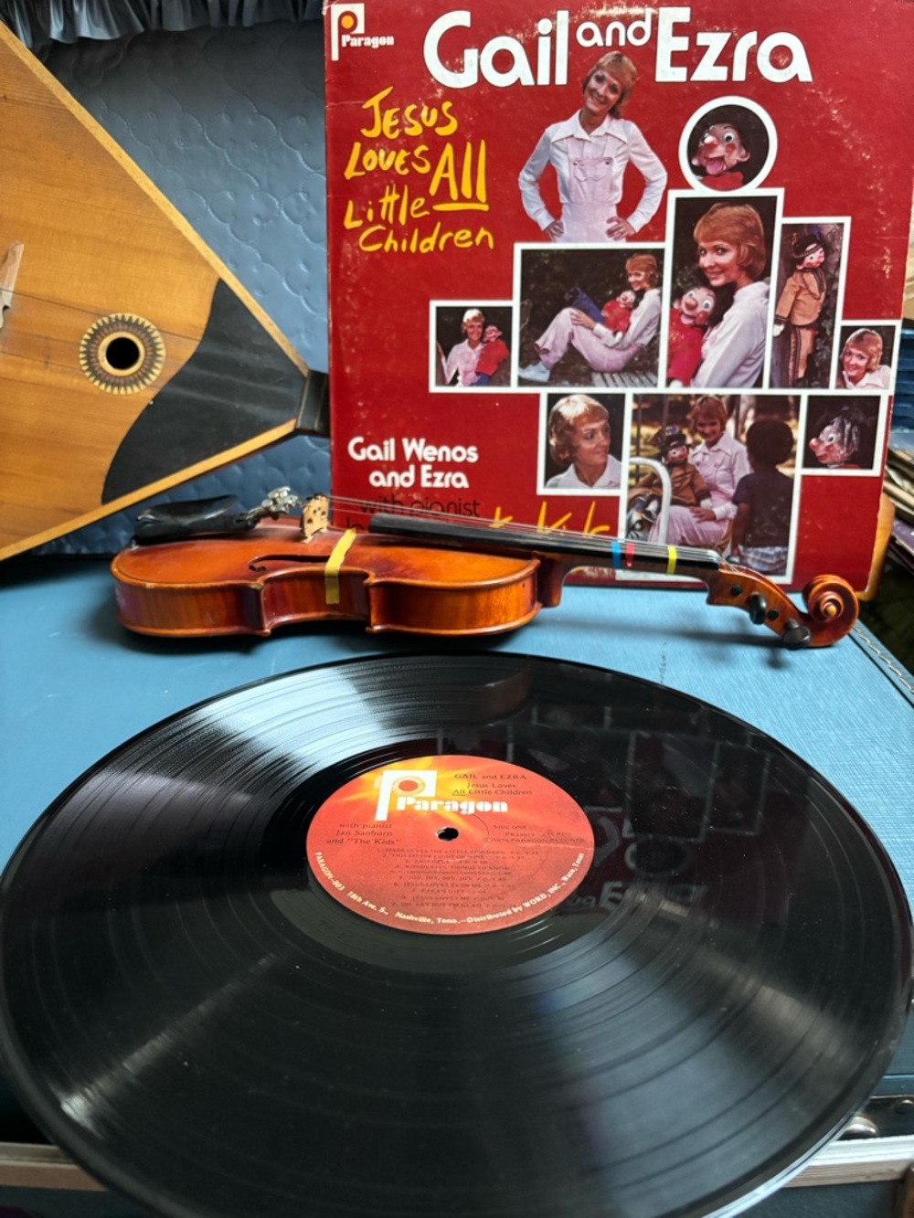 1976 Christian ventriloquist LP "Jesus Loves All Little Children" by Gail Wenos